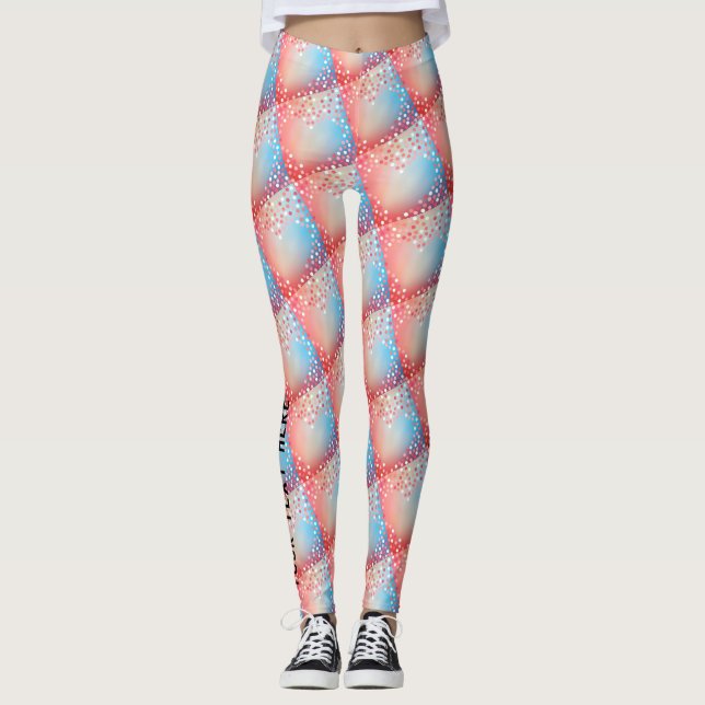 Legging Girly Abstrato Heart Shape Funky Y2K Yoga (Frente)