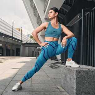 Legging Giro Giro Yoga Mulheres com Pernas Apertadas