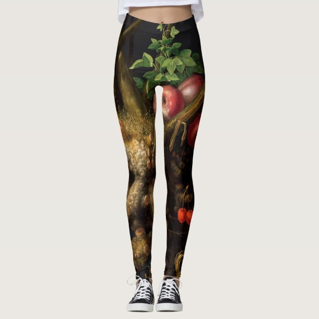 Legging Giuseppe Arcimboldo - Quatro Assentos numa Cabeça (Frente)