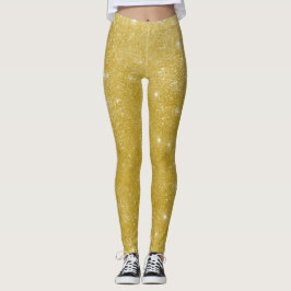 Legging Glam gold gliter