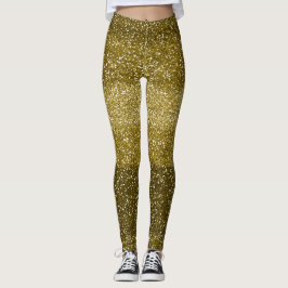Legging Glam gold gliter