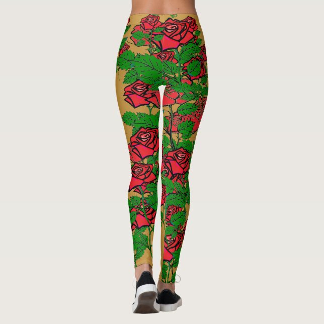 Legging Glamor modesto - Pernas de Rosa (Verso)