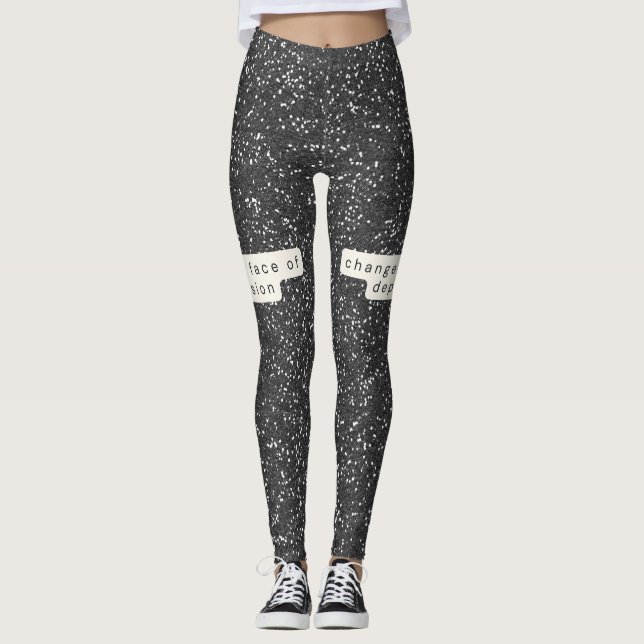 Legging Glitter_ Altere a face da depressão (Frente)