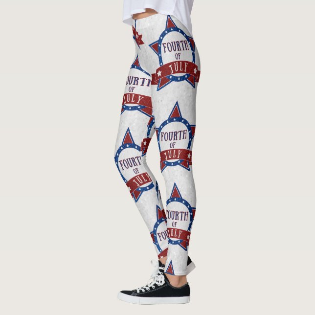 Legging Glitter do Quatro de Julho (Esquerda)