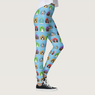 Legging Globos de neve de Natal