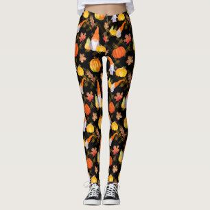 Legging Gnomos, Bompkins E Folhas De Água Caindo