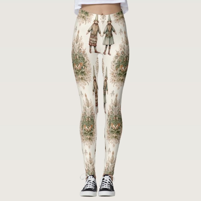 Legging Gnômos da Floresta Caprichosa & Botânica (1) (Frente)