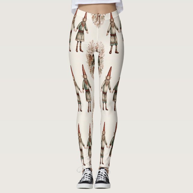 Legging Gnômos da Floresta Caprichosa & Botânica (2) (Frente)