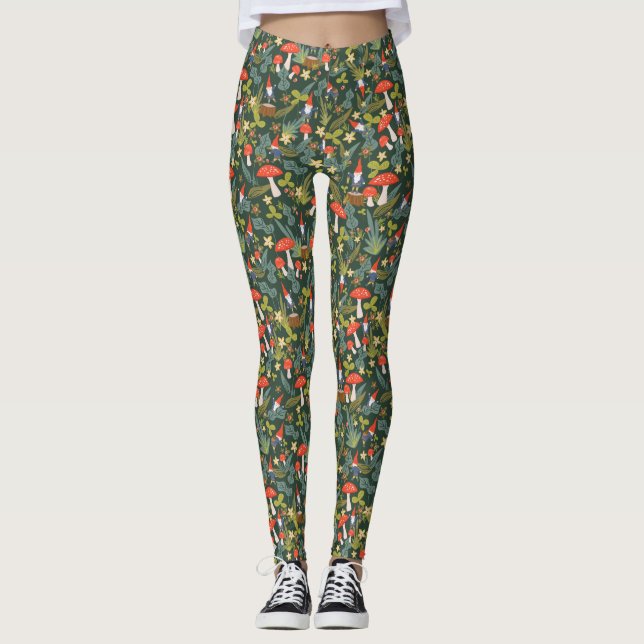 Legging Gnomos florestais (Frente)