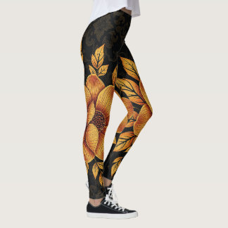 Legging Golden Bloom Floral