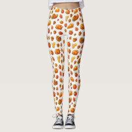 Legging Golden Harvest Harmony — Seamless Thanksgiving