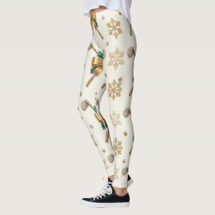 Legging Golfe tema Natal para festa de golfista