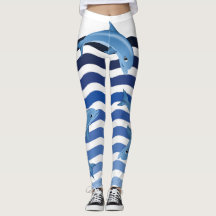 Golfinhos em minhas caneleiras