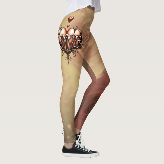 Legging Gothic Moon –Eternal Love Beneath the Midnight Sky (Direita)