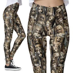 Legging Gótica, Assustada, Figurino do Dia das Bruxas