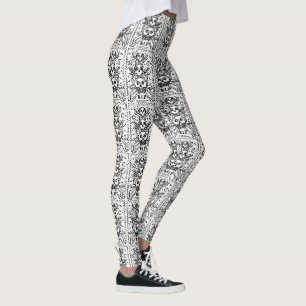 LEGGING GÓTICO NÃO VEJA NENHUMA COCEMAGEM DE ESQUELETÕES D