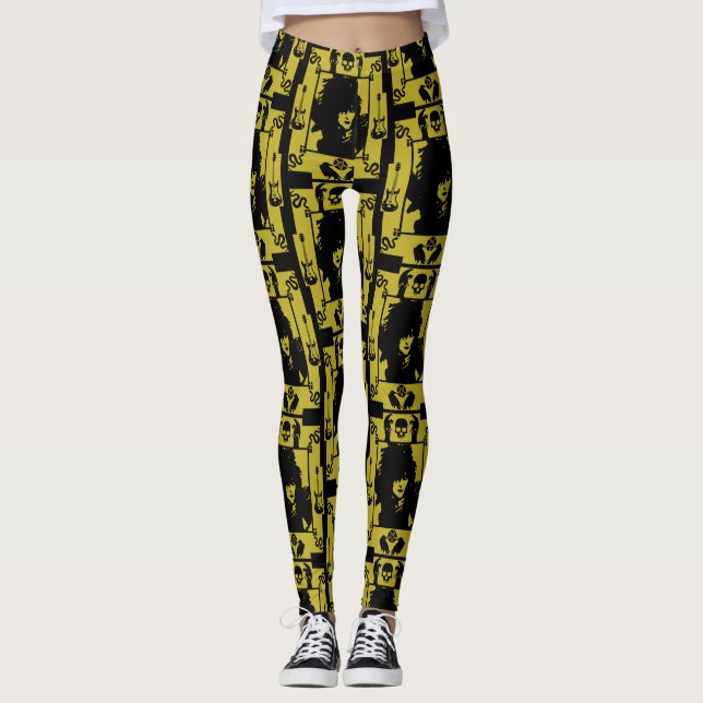 Legging Gótico Rock Fashion (Frente)