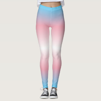 Legging Gradient Pride Patten: Trans.