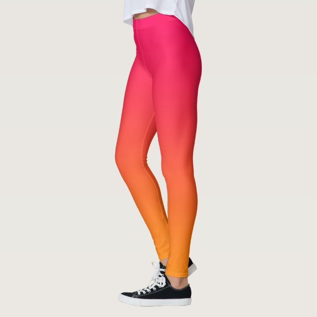 LEGGING GRADIENTE DE LARANJA DE TINTA (Esquerda)