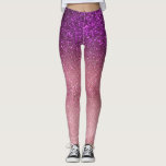 Legging Gradiente de Mão Brilhante Rosa Tripla Violeta<br><div class="desc">Esta elegante, glamourosa, e impressão chic é perfeita para a moça da moda e na moda. Ele apresenta uma brilhante brilha violeta violeta esparsa impressa em cor-de-rosa-rosa, em verde-rosa-pincel ombre. É moderno, bonito, feminino, único e legal. ***NOTA DE DESIGN IMPORTANTE: Para qualquer solicitação de design personalizada, como solicitações de correspondência...</div>