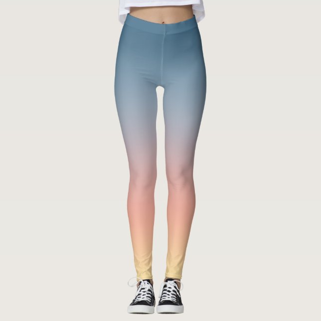 Legging Gradiente de Ombre Sunset (Frente)
