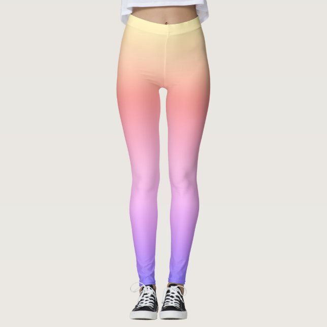 Legging Gradiente de Ombre Sunset (Frente)