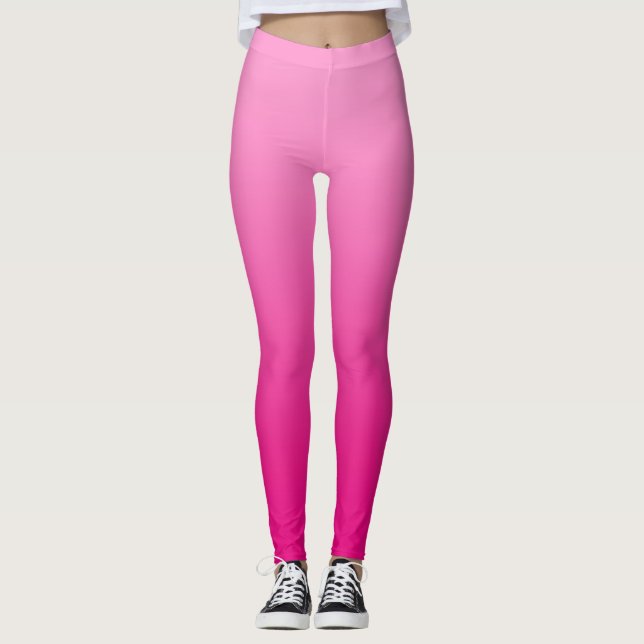 Legging Gradiente Fúcsia Rosa (Frente)