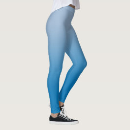 Legging Gradiente na moda claro para azul escuro