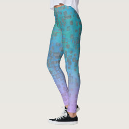 Legging Gradiente Pastel Geo Brilhante