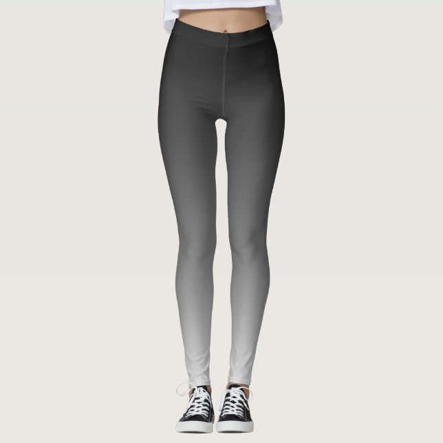 Legging Gradiente Preto (Frente)