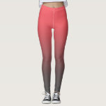 Legging Gradiente Preto Vermelho Trendente<br><div class="desc">Vá para uma simples aparência cor-de-rosa e cinza,  ou use este plano de fundo para personalizar seus próprios itens com texto ou imagens adicionais! Tem cor rosa para cinza mbre desaparecer.</div>