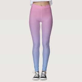 Legging Gradiente rosa e azul