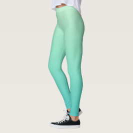 Legging Gradiente Verde Água Menta