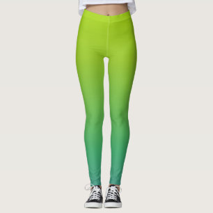 Legging Gradiente verde e azul