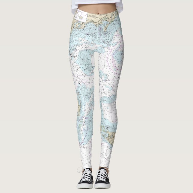 Legging Gráfico 1323 - Som Nantucket e Aproximações (Frente)