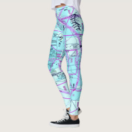 Legging Gráfico de Aviação