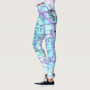 Legging Gráfico de Aviação