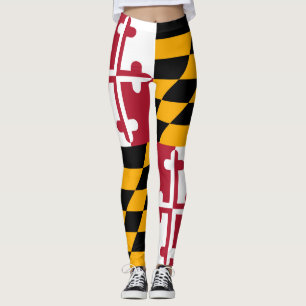 Legging Gráfico dinâmico da bandeira do estado de Maryland