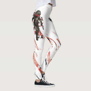 Legging Gráfico dispersado da tipografia de Aquaman  