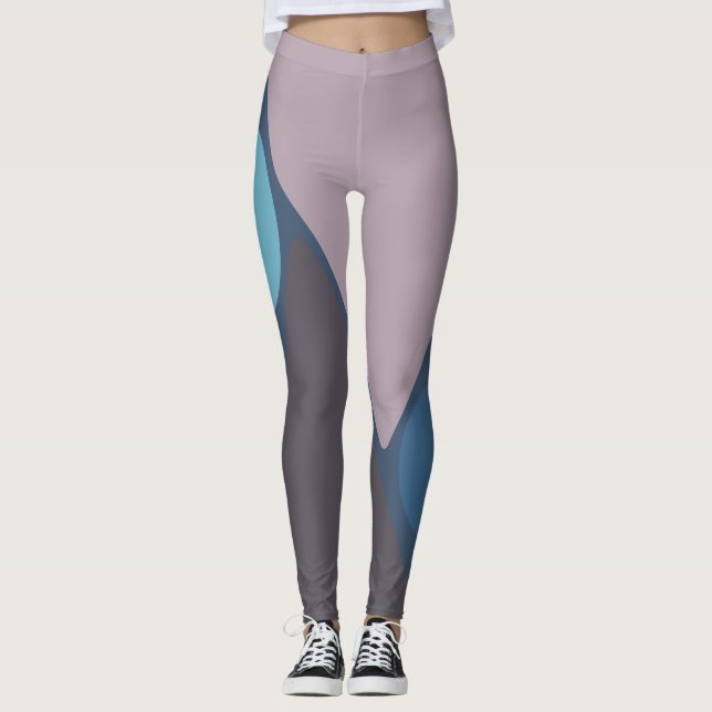 Legging Gráfico II a azul (Frente)