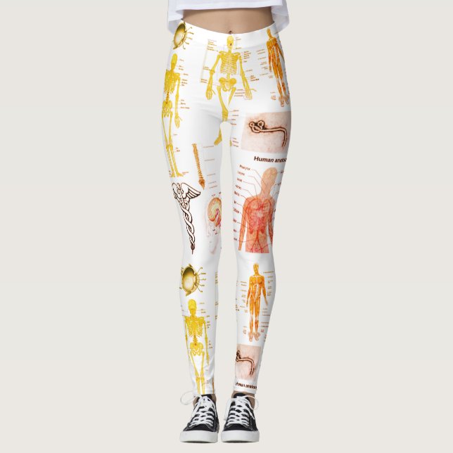 Legging Gráficos de Anatomia Humana (Frente)