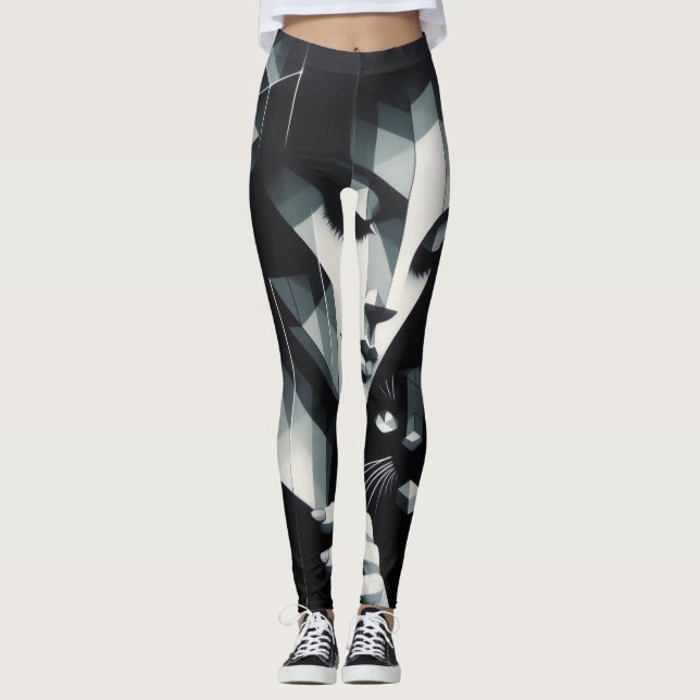 Legging Grafite Cat Lady (Frente)