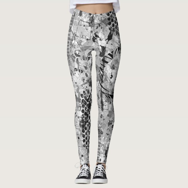 Legging Grafite de Etchings (Frente)