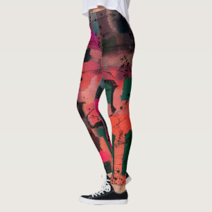 Legging Grafite Estilo Colorido