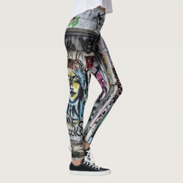 Legging Grafite Urban Street Legal Modern Grunge Art