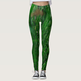 Legging Grama Verde Deixa Natureza