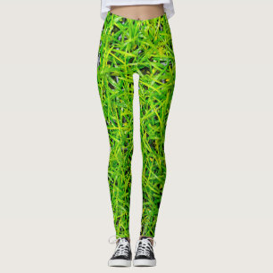 Legging Grama Verde Esmeralda Vibrante