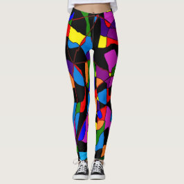 LEGGING GRANDE MOSAIC MISTURADO PADRÕES COR