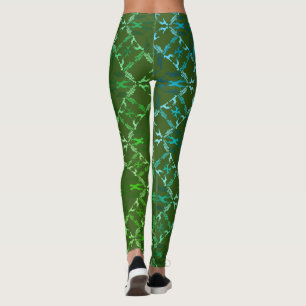 Legging Grande Silhouette de Dane e Padrão de Tipografia