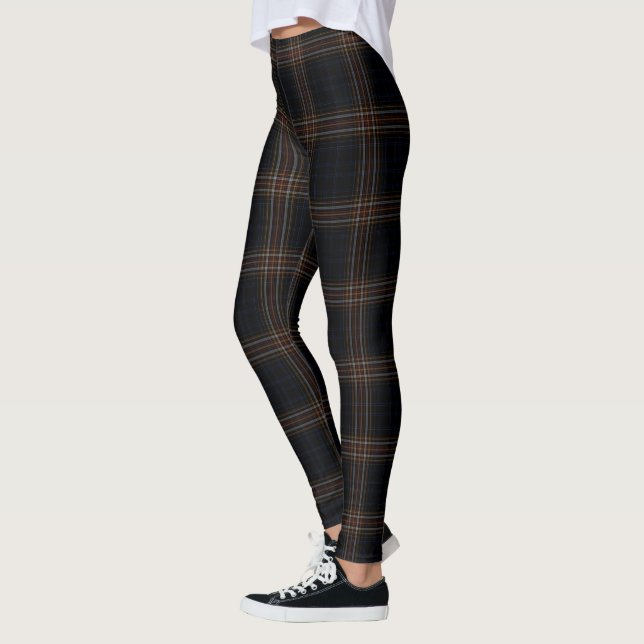 Legging Grande xadrez de Tartan amarela vermelha preta (Esquerda)
